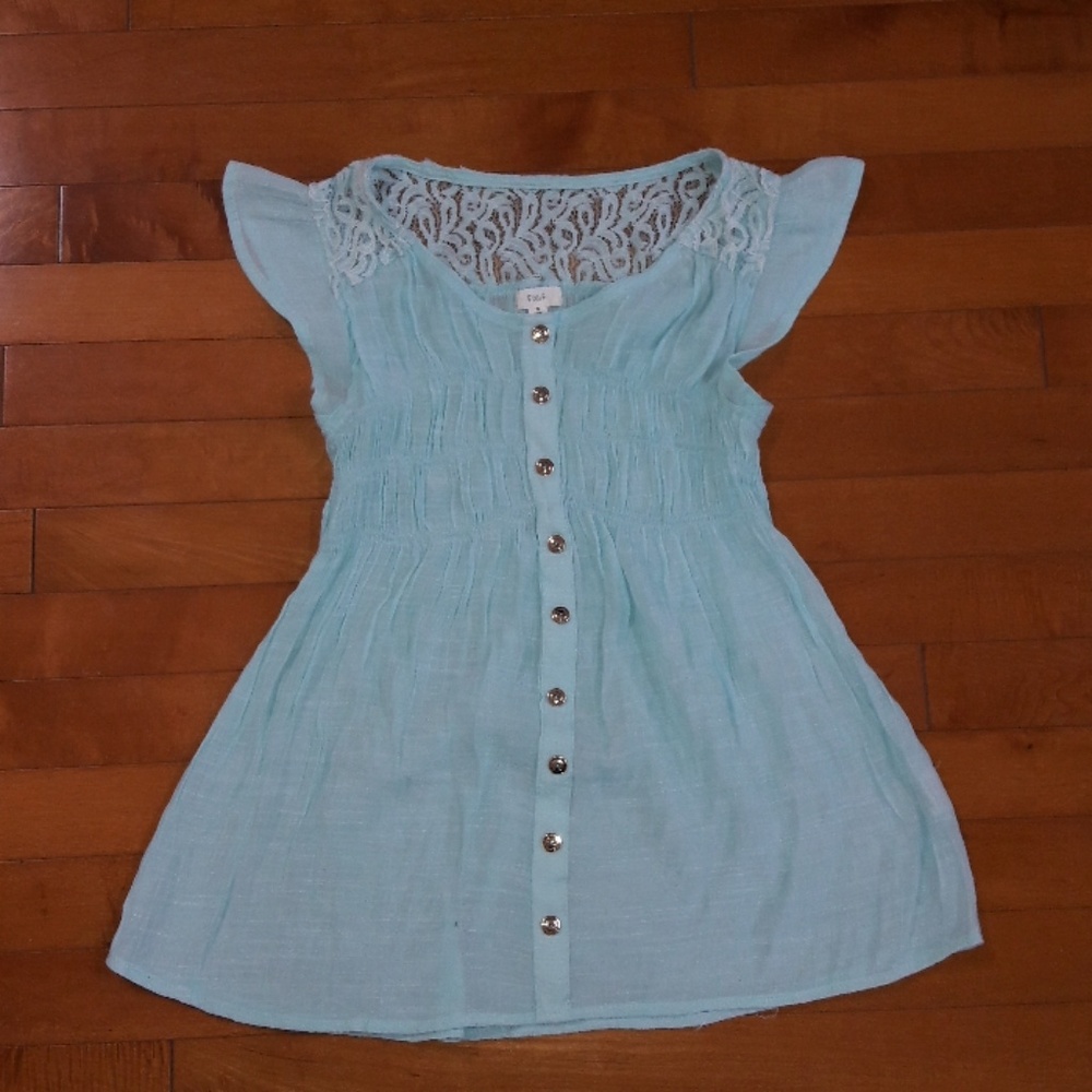 EDGE blue top